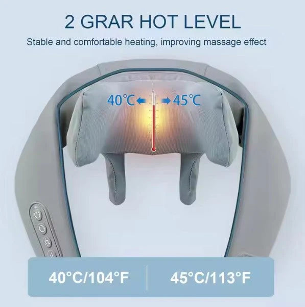 Neck and Back Massager, Massager with Heating, Body Massager for Body Aches and Pains Relief