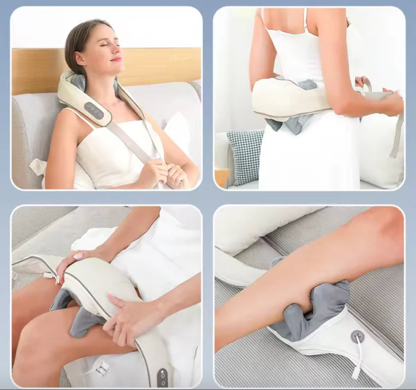 Neck and Back Massager, Massager with Heating, Body Massager for Body Aches and Pains Relief